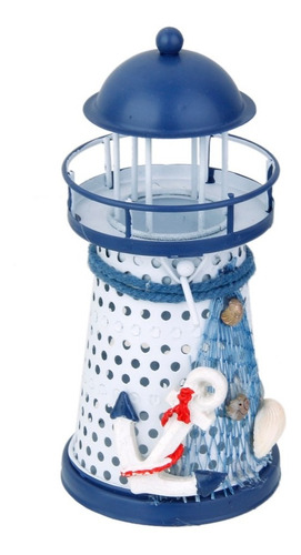 Faro Con Luces Led Estilo Mediterr?neo Para Decoraci?n