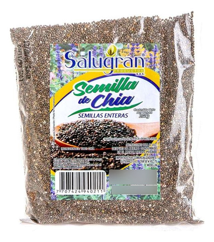 Semilla De Chia 250g Salugran - g a $52