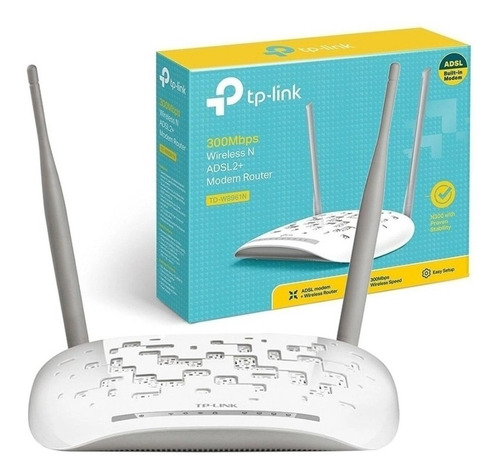 Modem Roteador Tp-link Td W8961n Adsl2+ Wireless N 300mbps