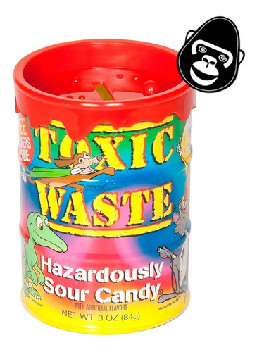 Caramelo Ultra Acido Toxic Waste Tambor 84g 28 Items