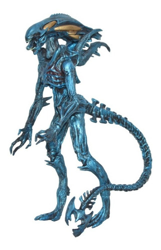 Figura Muñeco Criatura Alien Reina Azul Xenomorfo