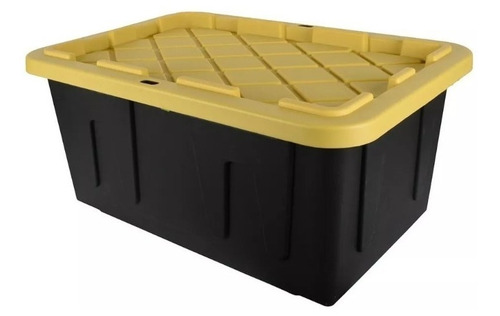 Caja Almacenamiento Uso Rudo Negra 102 Litros (10 Piezas)