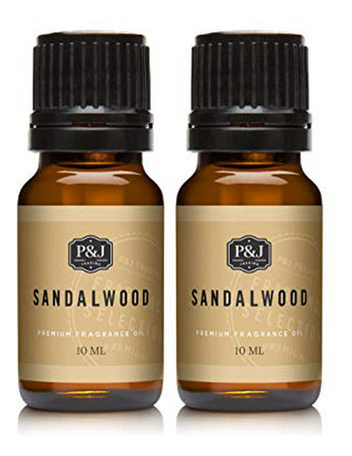 Aceite De Sándalo - Fragancia Premium - 10ml - Pack X2