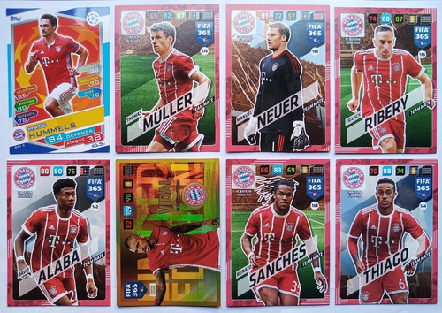 Cartas Colección Fútbol Bayern Munich Alemania Soccer Gol