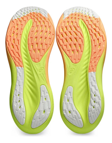 Tenis Asics Nimbus 26 Mujer Running Textil Cordones B743750 Goma Estándar