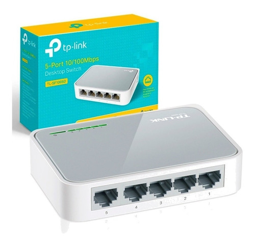 Switch De Sobremesa Con 5 Puertos A 10/100 Mbps Tl-sf1005d