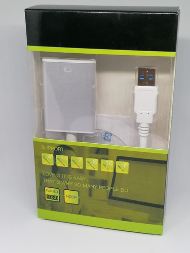 Imagen 7 de 7 de Cable Usb 3.0 A Hdmi 1080p Windows, Android, Mac