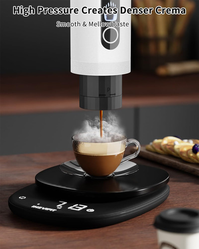 Eleisios Máquina De Café Espresso, Cafetera De Viaje Auto-co
