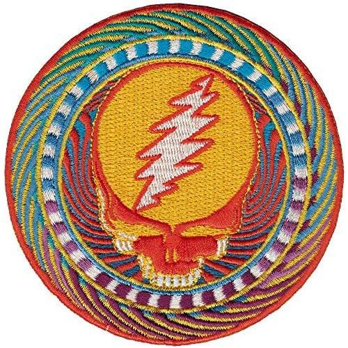 Parche  Steal Your Face  De Grateful Dead Naranja Sunsh...