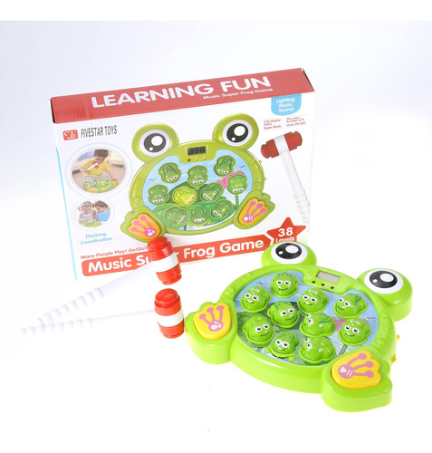 Powertrc Juego Interactivo De Whack A Frog Arcade Para Ninos