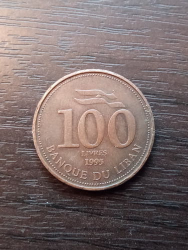 Moneda 100 Libras Del Libano - Año 1995 - Cedro