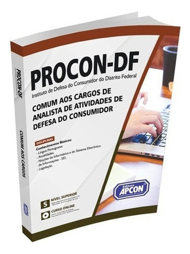 Apostila Procon-df 2023 - Comum Aos Cargos De Analista De Atividades De Defesa Do Consumidor