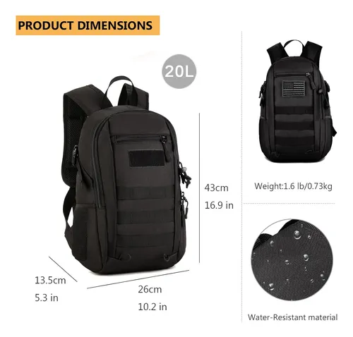 Mini tactical backpack outlet