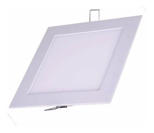 Painel Led Plafon Embutir Quadrado  Branca Bivolt  18w