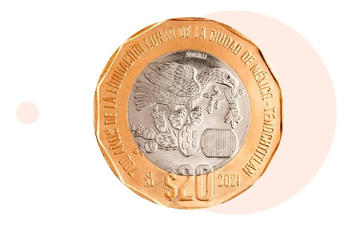Moneda De 20 Pesos Conmemorativa