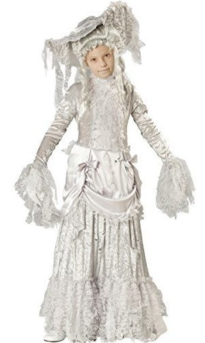 Incharacter Costumes Girls Ghostly Lady Costume, White, Size