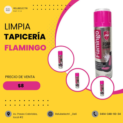 Limpia Tapicería Flamingo 