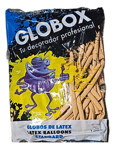 Globos Globox Globologia 260 X 50 Unidades Color Piel
