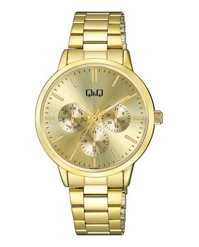 Reloj Para Mujer Q&q A04a A04a-004py Dorado