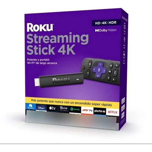 Roku Stick 4k Streaming Tv Hdr Dolby Vision C/control Remoto