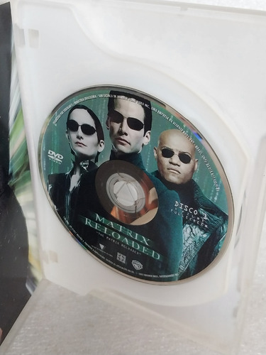 Dvd Duplo Filme Matrix Reloaded Keanu Reeves E L. Fishburne