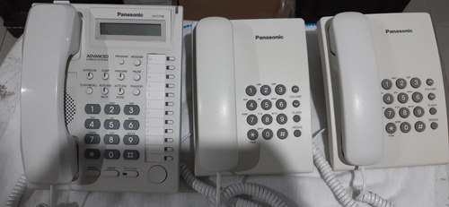 Paquete De 1 Teléfono Panasonic Kx-t7730 Y 2  Kx-ts500 