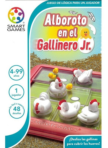 Juego De Lógica Smart Games: Alboroto En El Gallinero Jr.