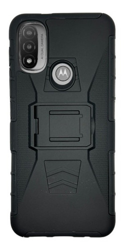 Funda Protector Uso Rudo Clip Cinturon Motorola Moto E20