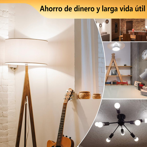 Paquete 8 Focos 10w Led Ahorrador E27 850lm Luz Bca