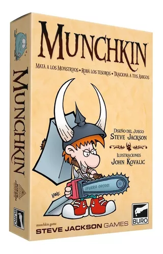 Munchkin Juego Cartas Rol Mesa Versión Buró Steve Jackson