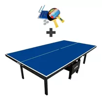 MESA DE TÊNIS DE MESA ( PING PONG ) COR VERMELHA DE 15MM DE MDF. CLOCKSPORT