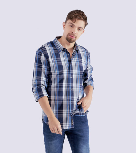 Camisa Para Hombre Tony Comfort A Cuadros Unser