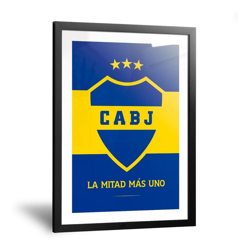 Cuadro Boca Juniors Camisetas Riquelme Bombonera 35x50cm