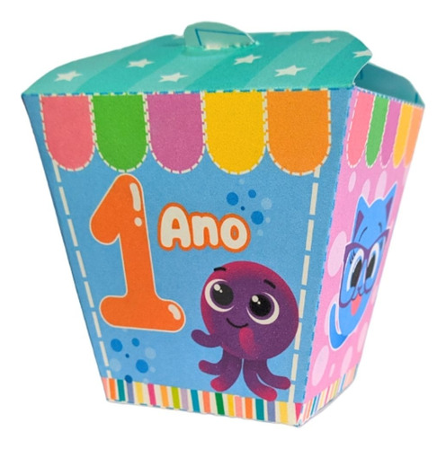 Kit 15 Caixinhas Sushi Personalizada Lembrancinha Infantil