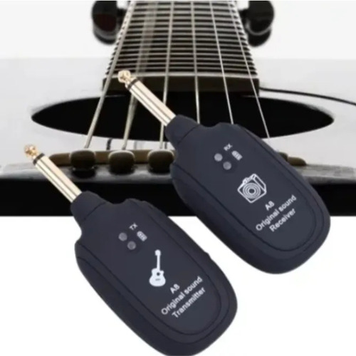 Captador Sem Fio A8: Remetente De Sinal De Guitarra De Baixo