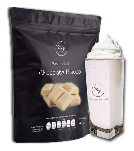 Base Chocolate Blanco 2kg Frappé | Caliente | Moka Blanco