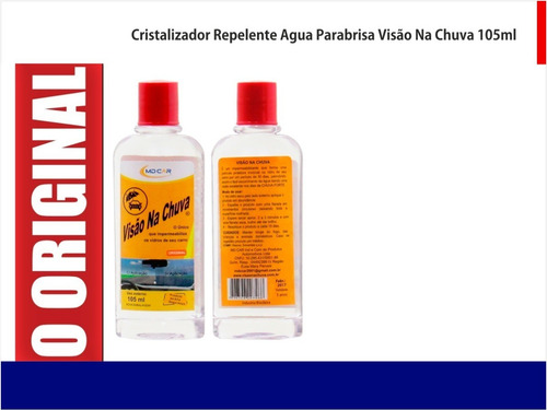 Imagem 2 de 2 de 5 Cristalizador Repelente Agua Parabrisa Visão Na Chuva