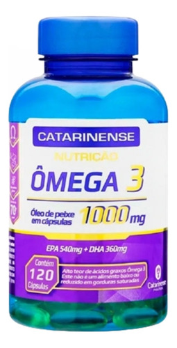 Ômega 3 1000mg 120 Cáps Catarinense - Original