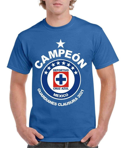 Playera Cruz Azul Campeon