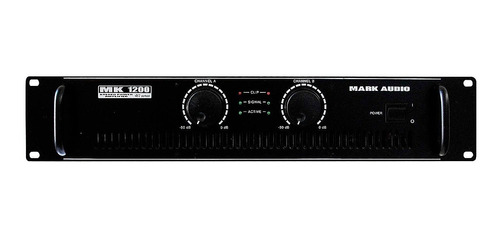 Amplificador Potência Mark Audio Mk-1200 200wrms 4ohms I9som