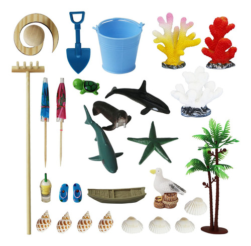 Kit De Accesorios De Jardn Zen De Playa, Kit De Jardn De Had