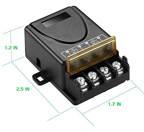 Interruptor Remoto Inalámbrico Qofowin, Con 984 Pies De Larg