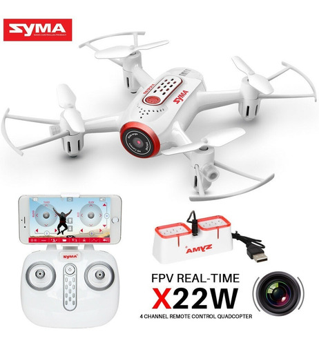 Imagen 8 de 9 de Drone Syma X22w Original, Ideal Para Niños O Principiantes