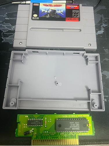 Juego Snes Un Squadron Super Nintendo En Caja