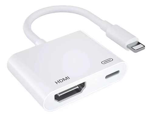  Adaptador Hdmi Para iPhone iPad Certificado Garantía Un Año