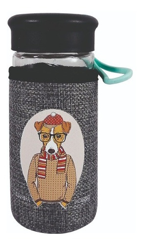 Imagen 4 de 6 de Set De 28 Termos De Vidrio Mini Animals Hipster Mayoreo