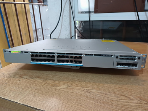 Cisco Catalyst 3850 24x Upoe  Con Modulo C3850-nm-2-10g