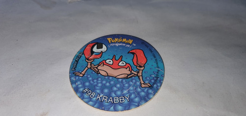 Tazo Pokémon Krabby #98 Primera Generación Sabritas (Usado)