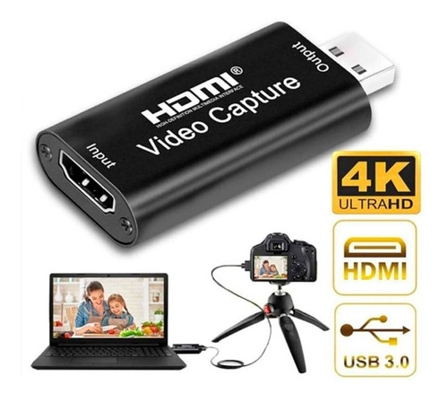 Capturador De Video Hdmi Caja De Grabación Streamer