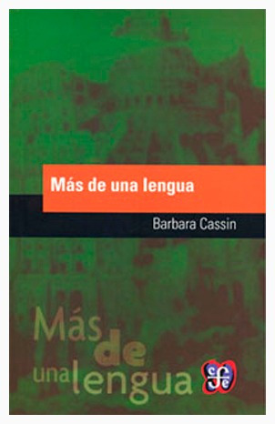 Mas De Una Lengua.cassin, Barbara